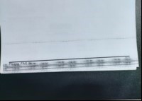 Multifunzione A3 b/n Ricoh Aficio MP 2555, 2 cassetti, stampa non ottimale (righe nere orizzontali nella parte bassa del foglio). Totale lavori: 398.302 (ID=M03-00)